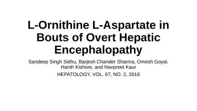 L- Ornithine  L- Aspartate