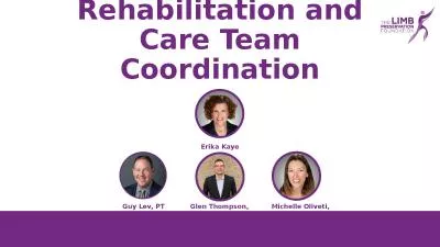 Rehabilitation and Care Team Coordination