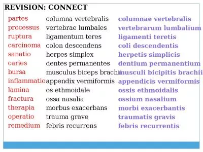 REVISION: CONNECT columna