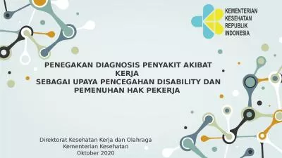 PENEGAKAN DIAGNOSIS  PENYAKIT AKIBAT