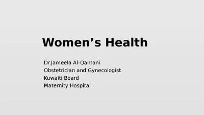 Women’s H ealth Dr.Jameela