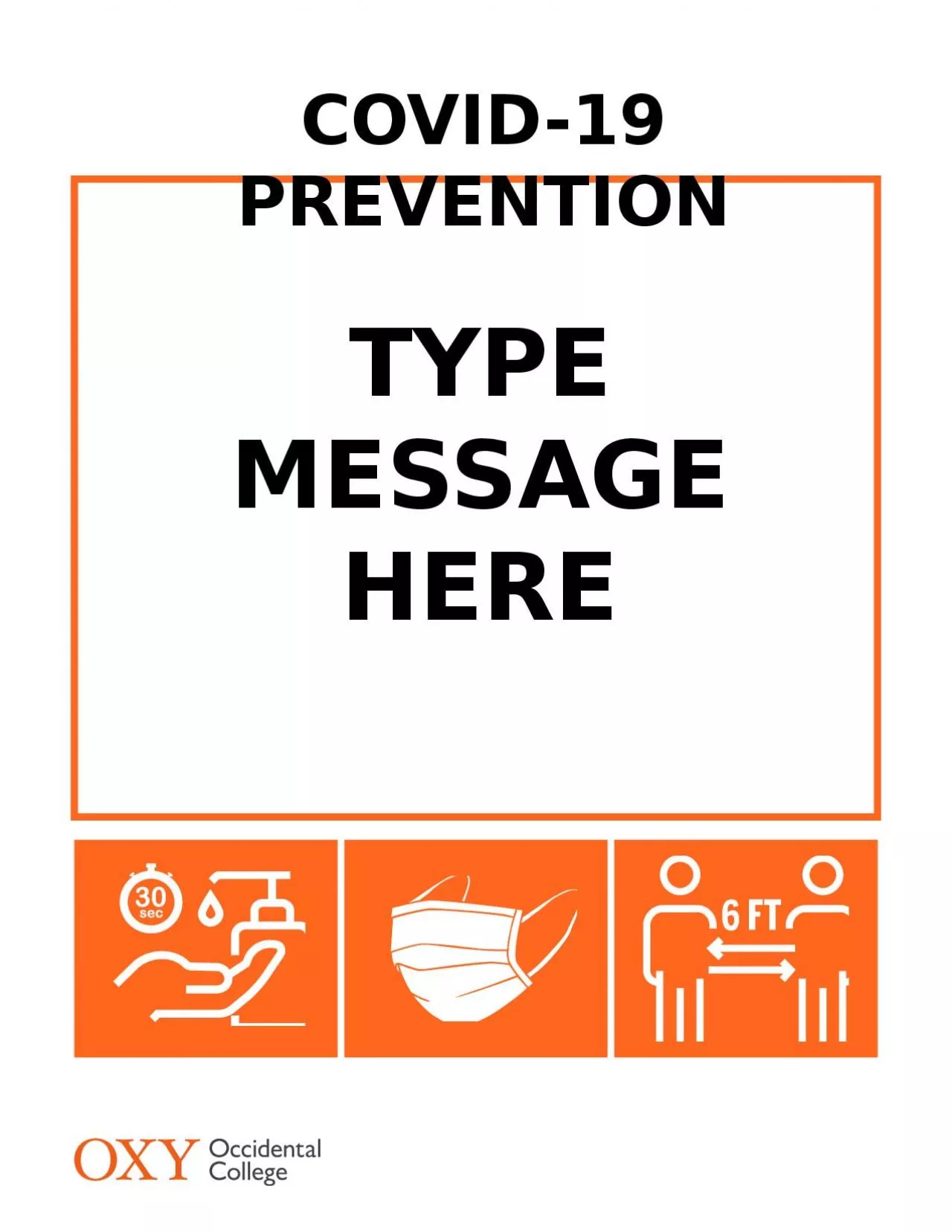 PPT-COVID-19 PREVENTION TYPE MESSAGE HERE