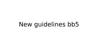 New guidelines bb5 Explanation