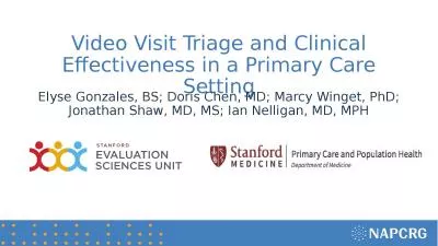 Video Visit Triage and Clinical Effectiveness in a Primary Care Setting