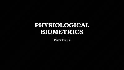 Physiological biometrics