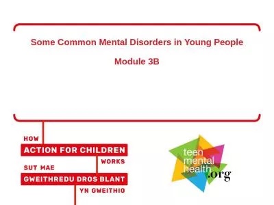 Some Common Mental Disorders in Young People