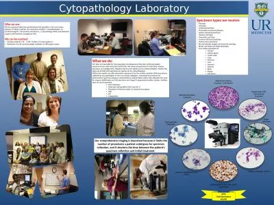 Cytopathology Laboratory