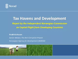 Tax Havens and Development