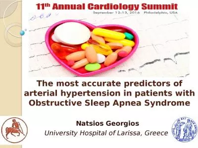 The most accurate predictors of arterial hypertension in patients with Obstructive Sleep