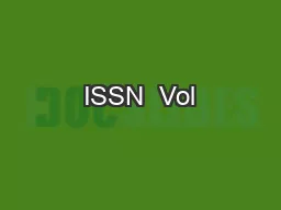 ISSN  Vol
