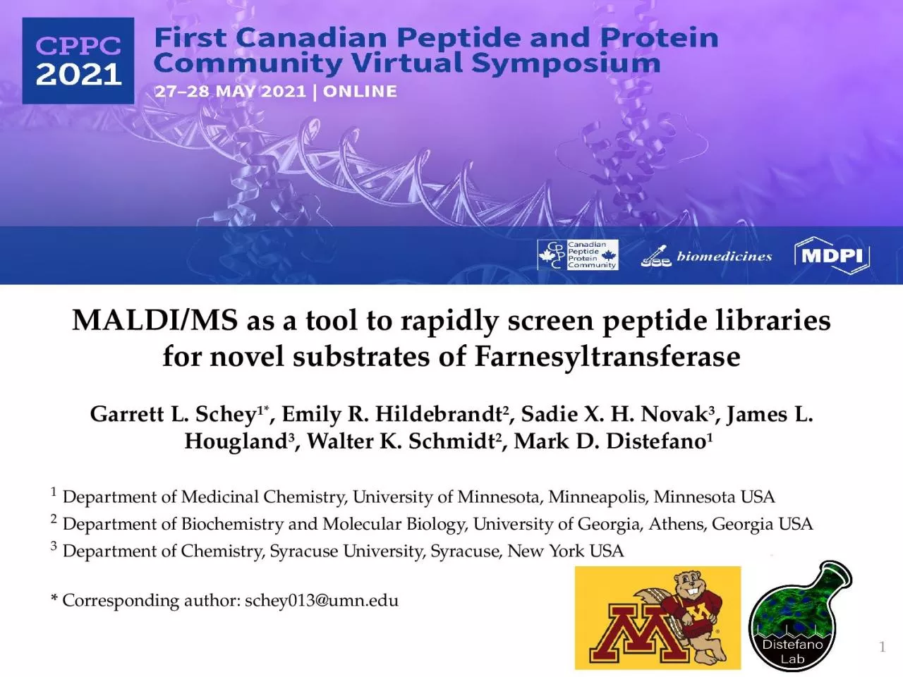 PPT-MALDI/MS as a tool to rapidly screen peptide libraries for novel substrates of Farnesyltransferase