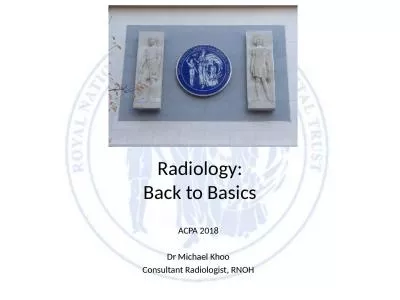 Radiology: Back to Basics