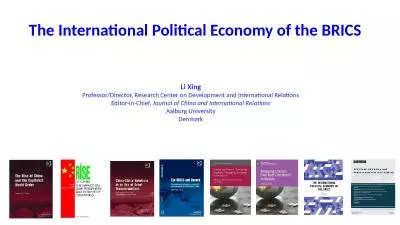 The  International Political Economy of the