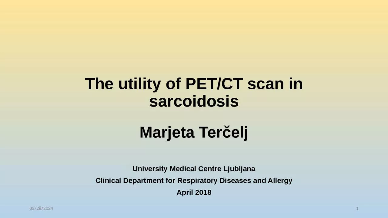The   utility  of  PET/CT