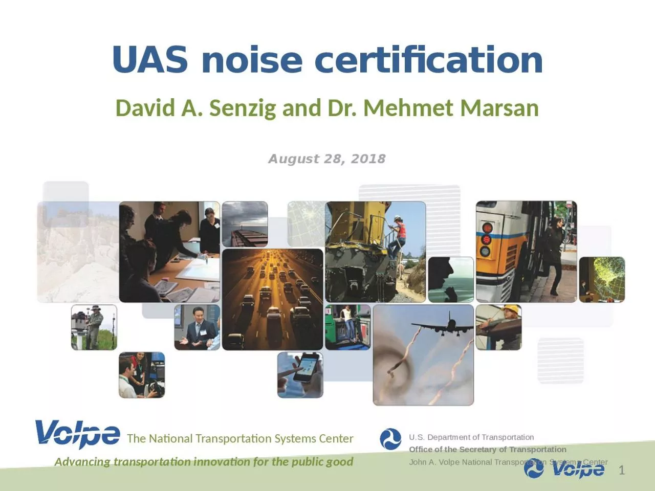 UAS noise certification The