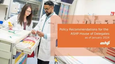 Policy Recommendations for the