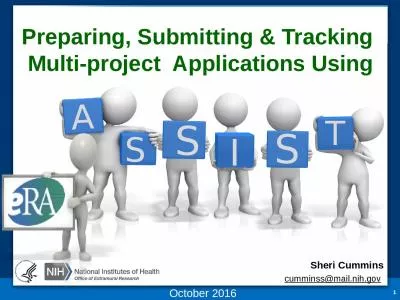 Preparing, Submitting & Tracking