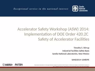 Accelerator Safety Workshop (ASW) 2014: