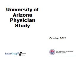 University of Arizona Physician Study