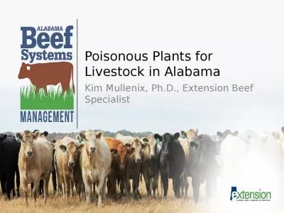 Poisonous Plants for Livestock in Alabama