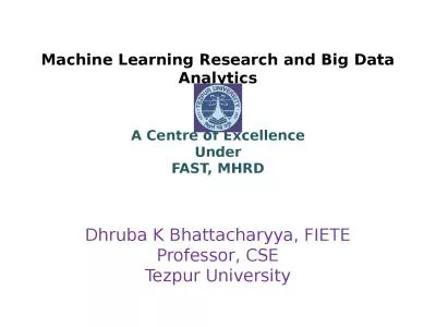 Machine Learning Research and Big Data Analytics