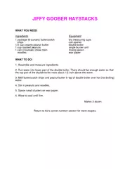 WHAT YOU NEEDIngredients