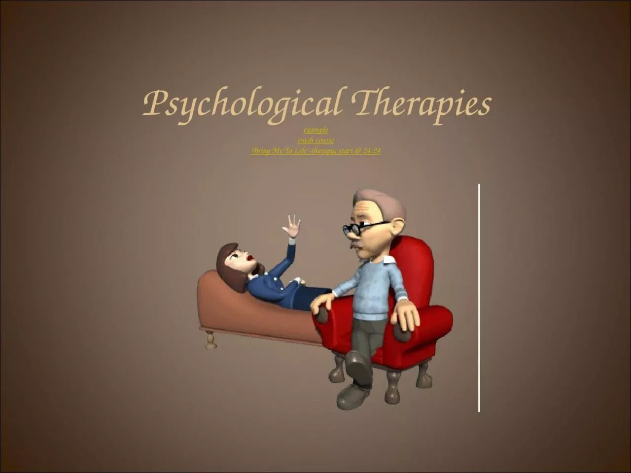 PPT-Psychological Therapies example