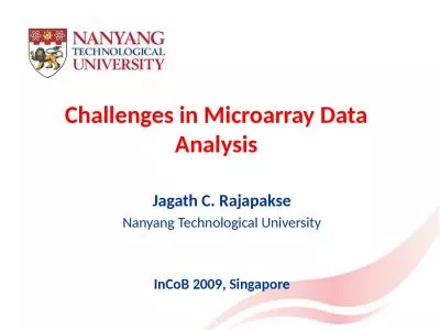 Challenges in Microarray Data Analysis