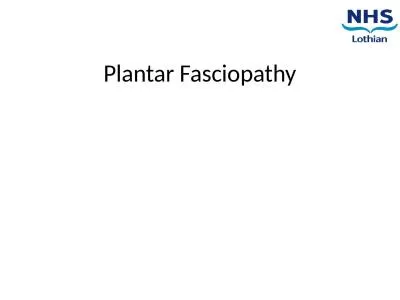 Plantar  Fasciopathy Contents