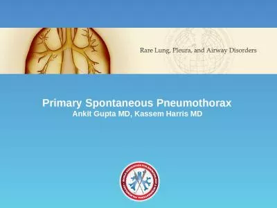 Primary Spontaneous Pneumothorax