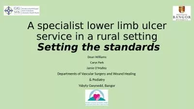 A specialist lower limb ulcer service in a rural setting