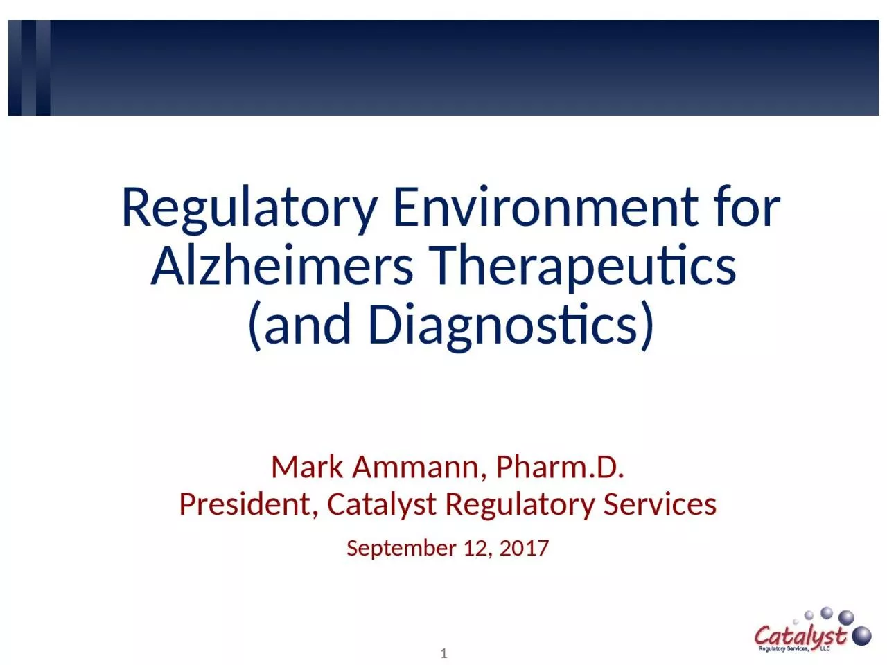 PPT-Regulatory Environment for