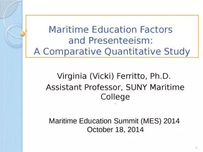 Maritime Education Factors