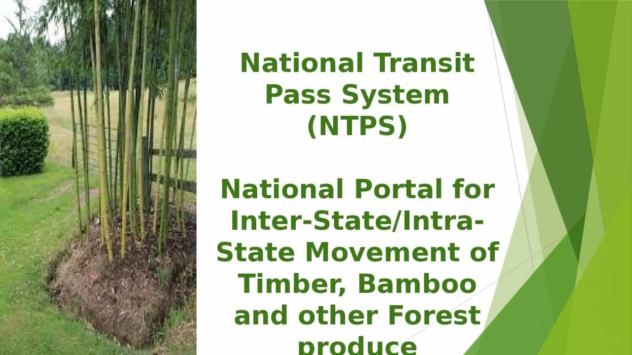 PPT-National Transit Pass System (NTPS)