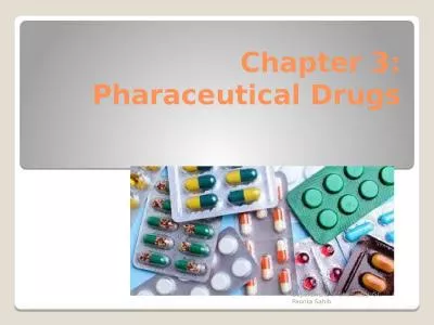 Chapter 3:  Pharaceutical