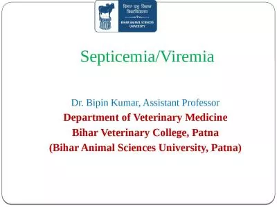 Septicemia / Viremia Dr.