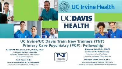 UC Irvine/UC  Davis Train New Trainers (TNT)