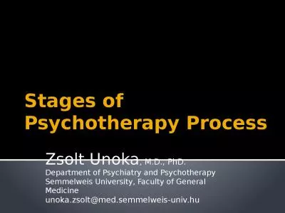 Stages  of  Psychotherapy