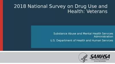 2018 National Survey on Drug Use and Health: Veterans