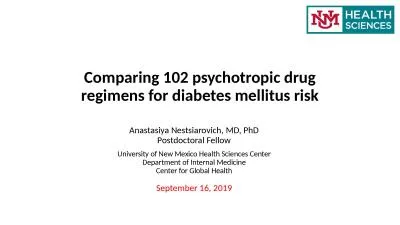 Comparing 102 psychotropic drug regimens for diabetes mellitus risk
