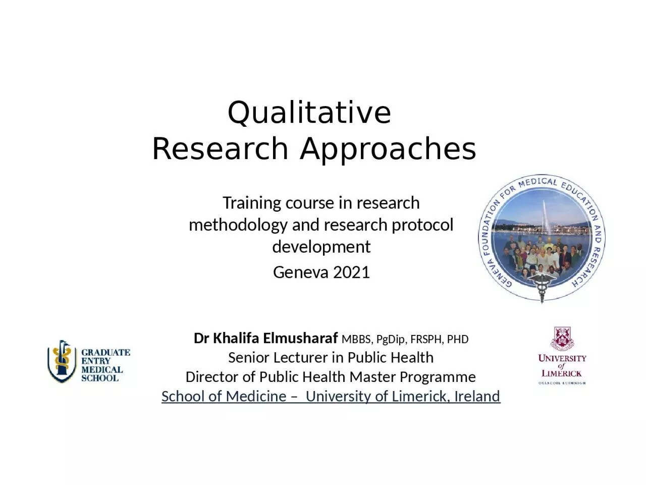 PPT-Qualitative Research Approaches