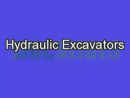 Hydraulic Excavators