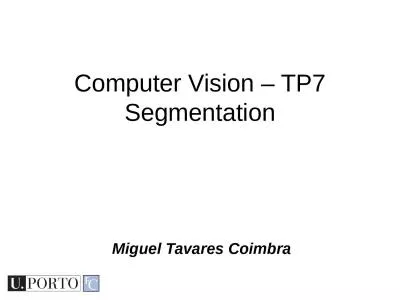 Computer Vision – TP7 Segmentation