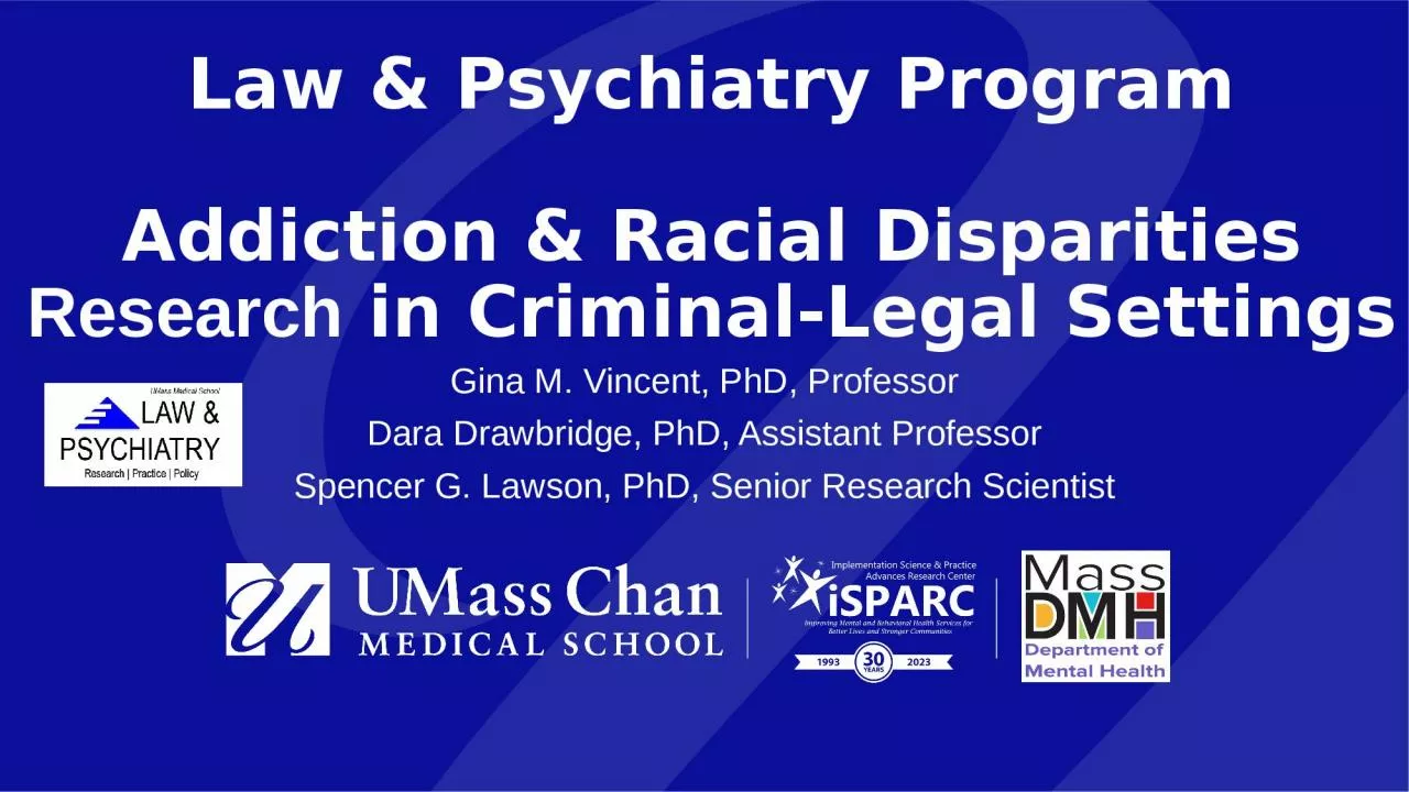 PPT-Law & Psychiatry Program