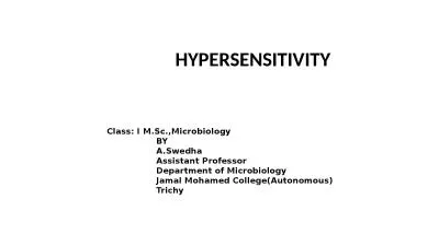 Class: I  M.Sc.,Microbiology