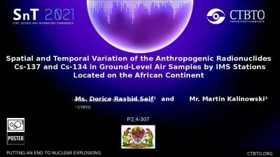 Spatial and Temporal Variation of the Anthropogenic Radionuclides