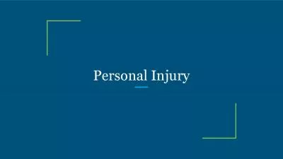 Personal Injury