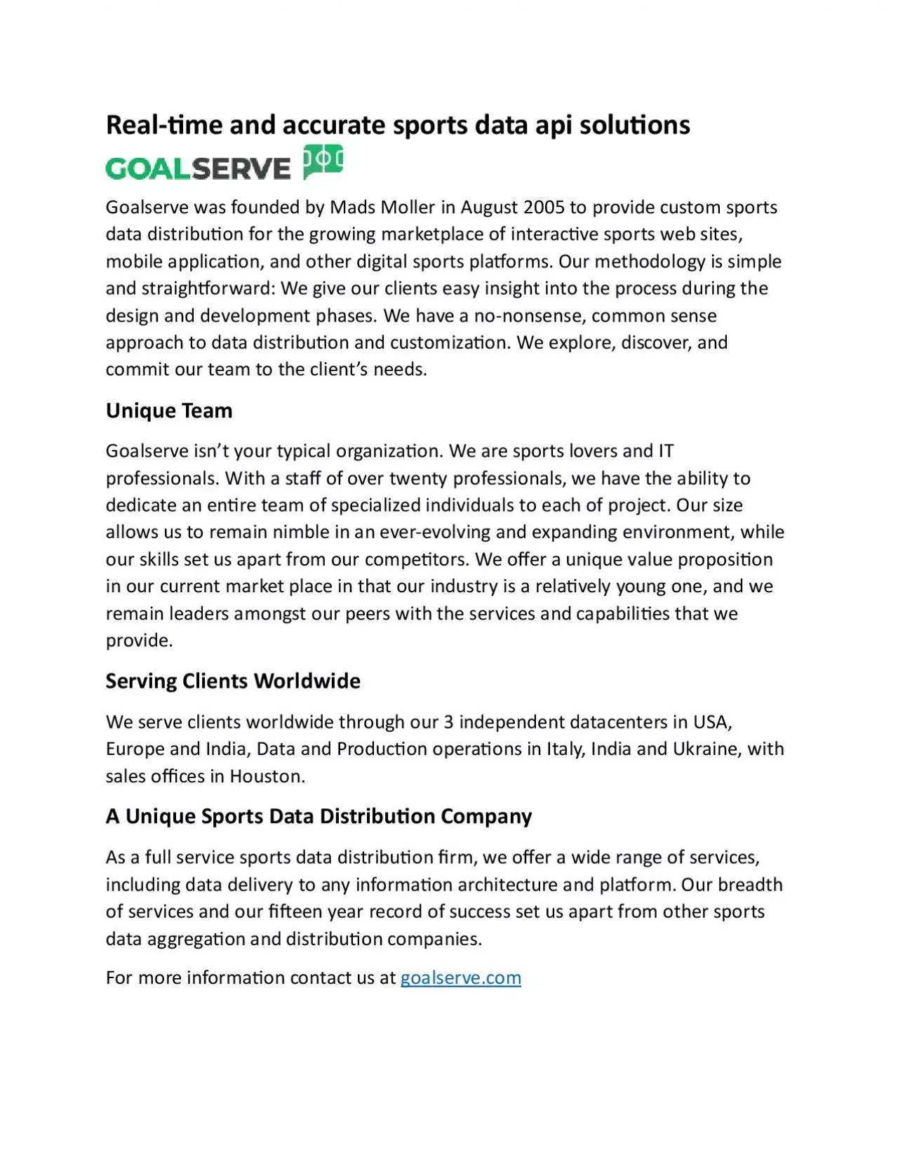 PDF-Real-time and accurate sports data api solutions