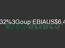 33%32%3Goup EBIAUS$6,453m