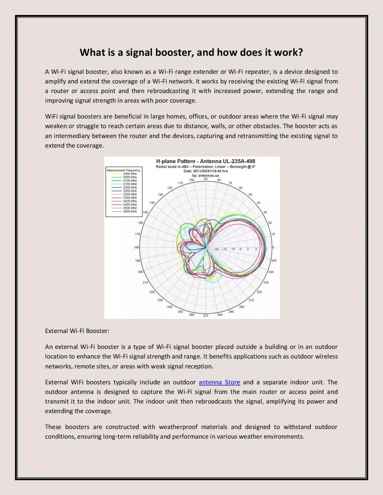 PDF-What is a signal booster, and how does it work?